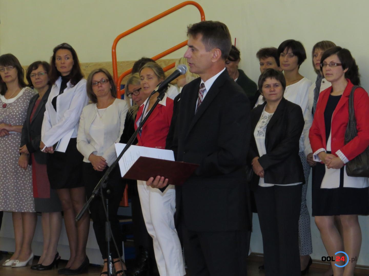 Rozpoczęcie roku szkolnego 2013/2014 w Zespole Szkół w Oleśnie