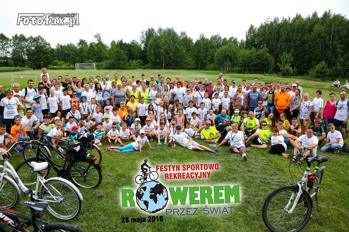 Prawie 200 osób pojechało rowerem przez świat. Kolejna genialna inicjatywa w Praszce!