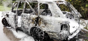 Pożar samochodu na trasie Zawadzkie–Pawonków