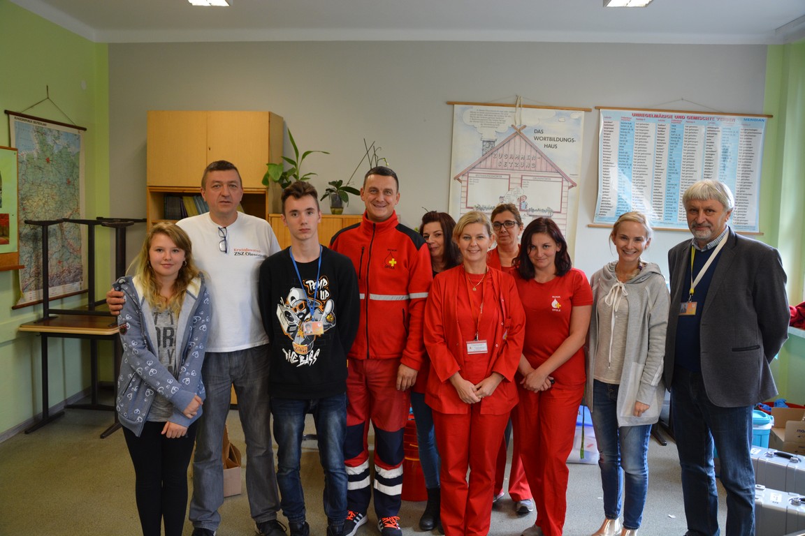 Rok szkolny krwiodawców z ZSZ w Oleśnie rozpoczęty