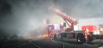 Pożar budynku gospodarczego w Oleśnie