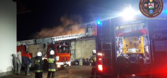 Pożar budynku gospodarczego w Gołej. Spore straty