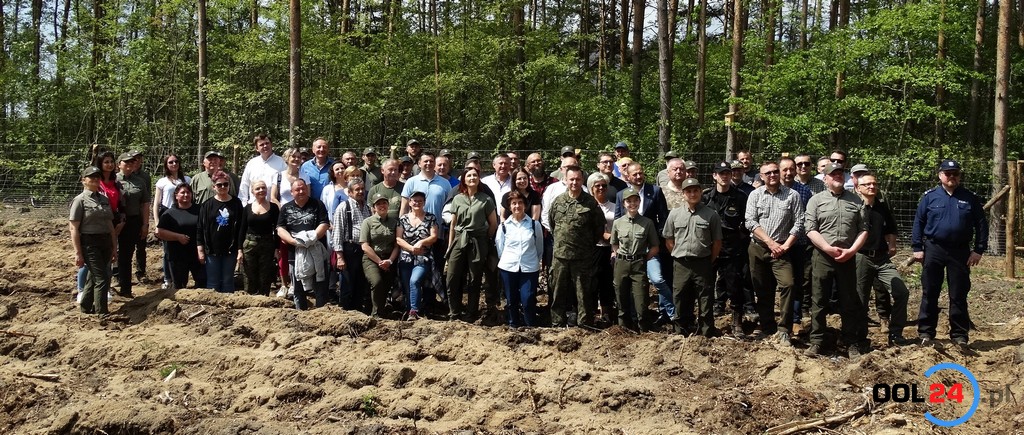 W Oleśnie został posadzony las integracji lokalnej. Drzewa sadzili burmistrzowie, starosta, ksiądz i przedsiębiorcy!