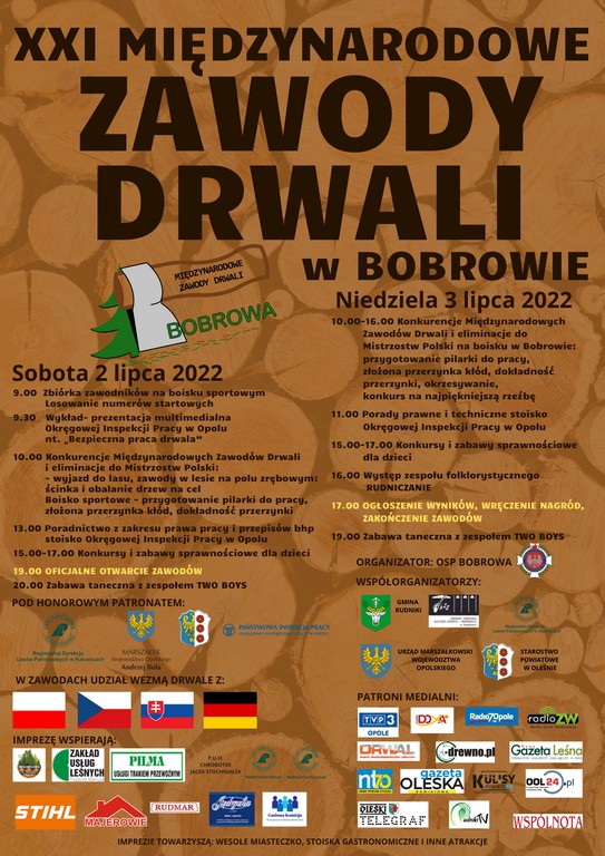 XXI Międzynarodowe Zawody Drwali w Bobrowie
