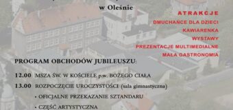 Obchody 120-lecia istnienia Publicznej Szkoły Podstawowej nr 1 im. Tadeusza Kościuszki w Oleśnie