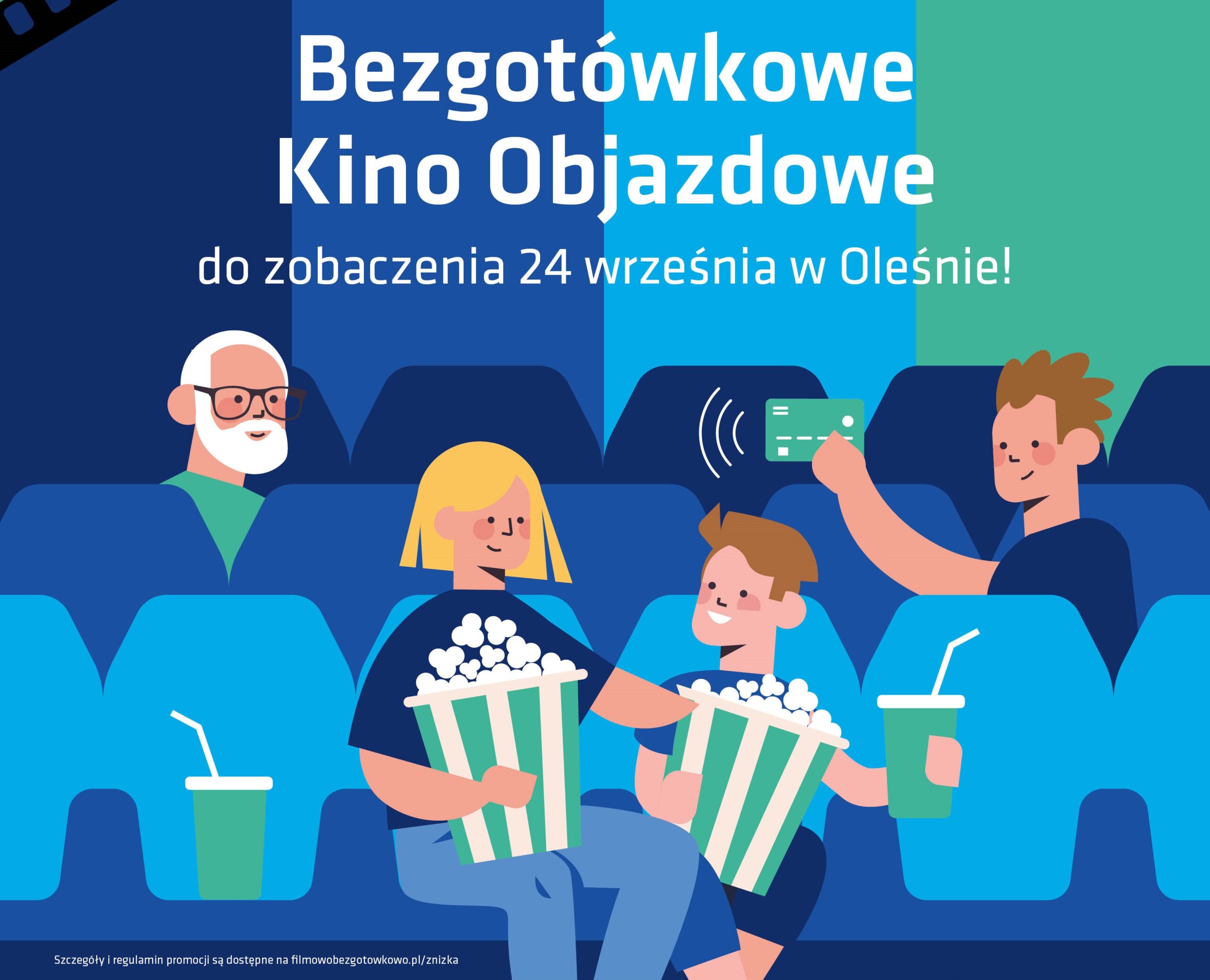Bezgotówkowe Kino Objazdowe przyjeżdża do Olesna!