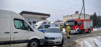 Zderzenie dwóch samochodów w Praszce