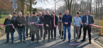 Oficjalne otwarcie drogi w Skrońsku