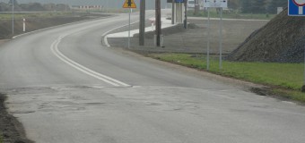 Remontowany odcinek drogi Olesno-Boroszów minimalnie za krótki