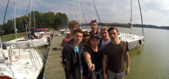Uczniowie Klubu Żeglarskiego przy ZS w Oleśnie na regatach Northman-Cup