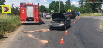Wypadek w Boroszowie. Kierujący nie ustąpił pierwszeństwa