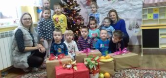 Świąteczna paczka od przedszkolaków z Ligoty Oleskiej