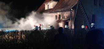 Pożar budynku jednorodzinnego w Bodzanowicach
