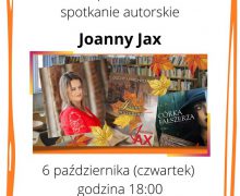 Spotkanie autorskie Joanny Jax – Oleska Biblioteka Publiczna