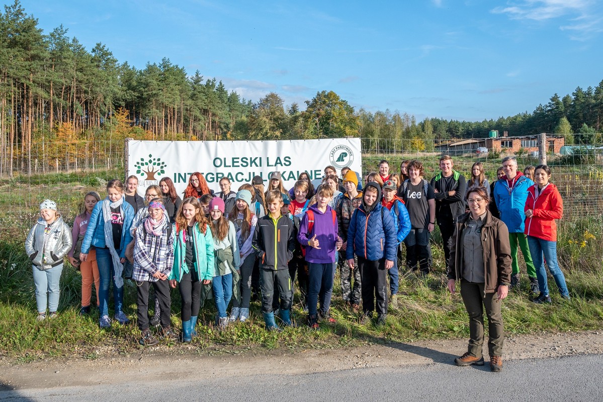 260 uczniów posadziło piętnaście tysięcy drzew w Oleśnie!