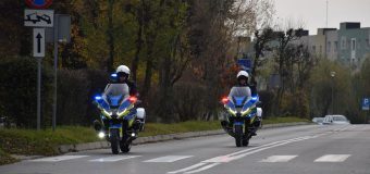 Nowe motocykle oleskich policjantów