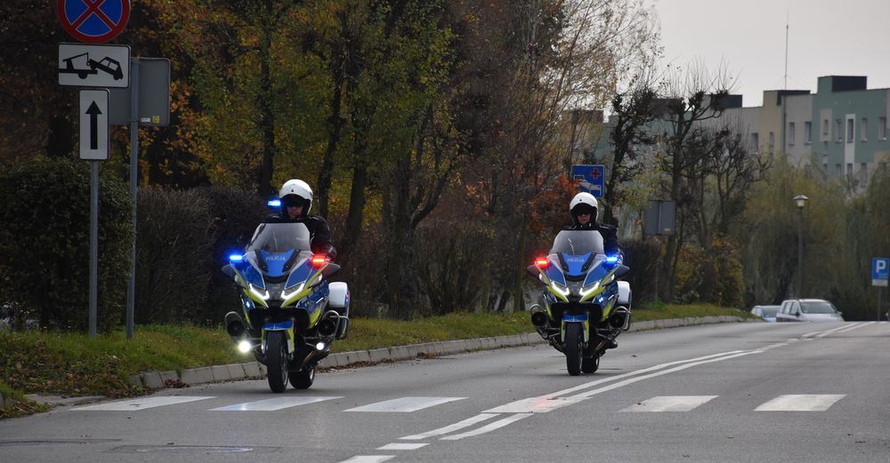 Nowe motocykle oleskich policjantów