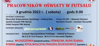 X Mistrzostwa Polski Pracowników Oświaty w Futsalu – Praszka