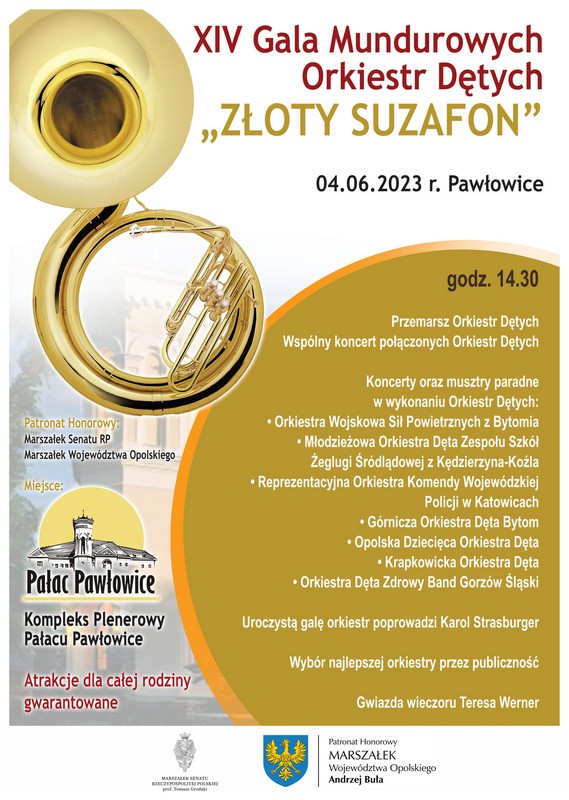 XIV Gala Mundurowych Orkiestr Dętych “Złoty Suzafon” – Pawłowice